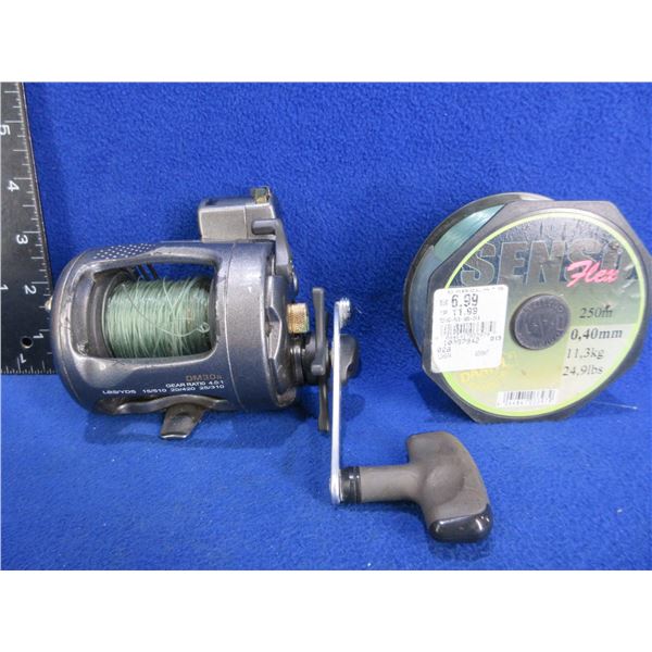 Cabela's Depth Master II DM30a Trolling Fishing Reel w/ Senso Flex Line