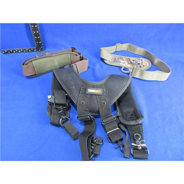 ToughBuilt Padded Suspenders & 2 Unknown Shoulder Straps