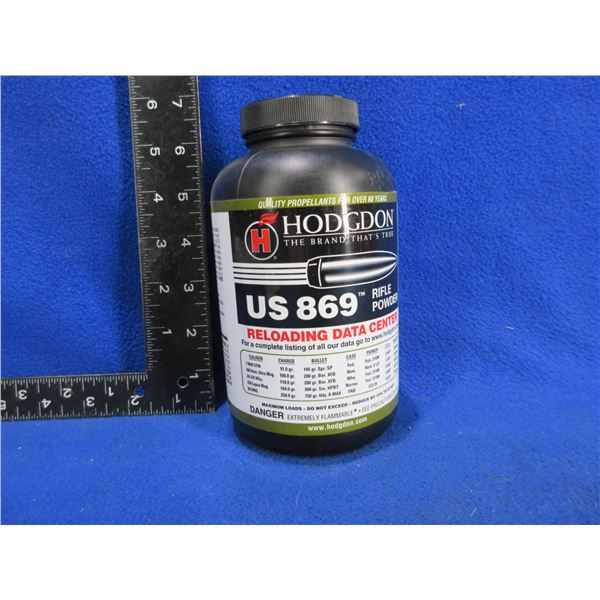 Hodgdon US 869 Rifle Powder (Pick Up or Ship by UPS Only)