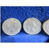 Image 10 : 11 Canadian 10 Cent Coins - .800 Silver - Ranging 1951 - 1964