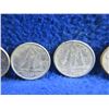 Image 3 : 11 Canadian 10 Cent Coins - .800 Silver - Ranging 1951 - 1964