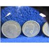 Image 9 : 11 Canadian 10 Cent Coins - .800 Silver - Ranging 1951 - 1964