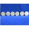 Image 1 : 6 USA Dimes - .900 Silver - Ranging 1944 - 1957