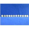 Image 8 : 12 Canadian 10 Cent Coins - .800 Silver - Ranging 1952 - 1962