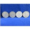 Image 4 : 4 Canadian 25 Cent Coins - .800 Silver - 1943, 1958, 1963, 1968