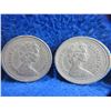 Image 7 : 6 United Kingdom One Pound Coins - 1983 x 5, 1985