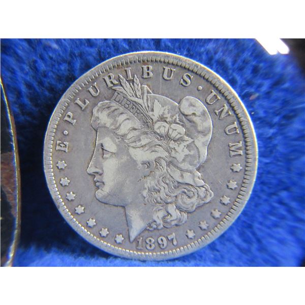 1897 USA One Dollar "Morgan Dollar" - .900 Silver