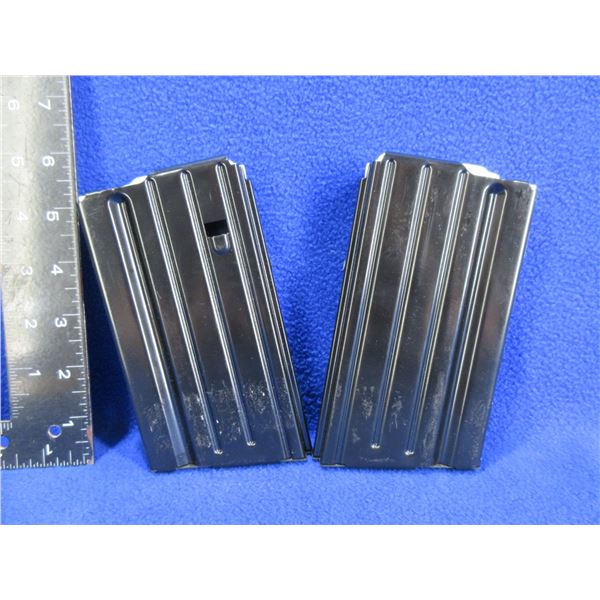 2 - 308/7.62X51 AR-10 - 20 Round Magazines - Pinned to 5 - PAL Required