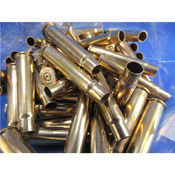 Brass Only - 303 British Unprimed - Bag of 100