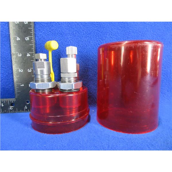 Lee 41 Mag 3 Die Set w/ Shell Holder # 9 and Powder Measure