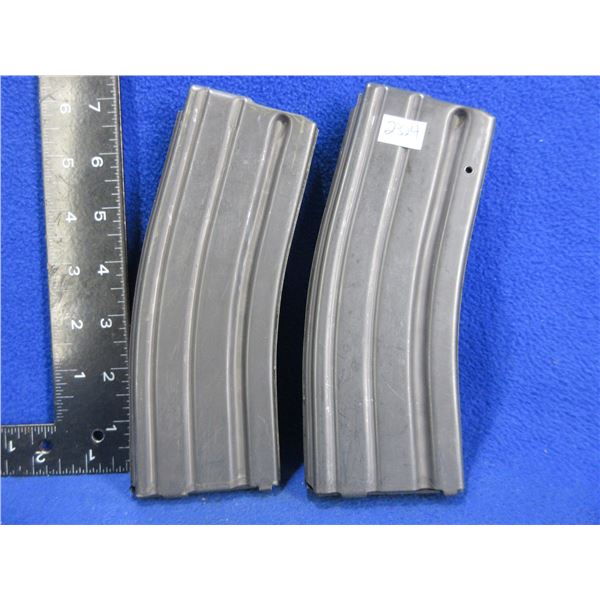 2 - .223/5.56 Nato AR-15 - 30 Round Magazines - Pinned to 5 - PAL Required