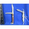 Image 2 : 4 Folding Pocket Knives - 2 Swiss Style, 1 Lock Blade, 1 Damaged