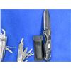 Image 3 : 4 Folding Pocket Knives - 2 Swiss Style, 1 Lock Blade, 1 Damaged