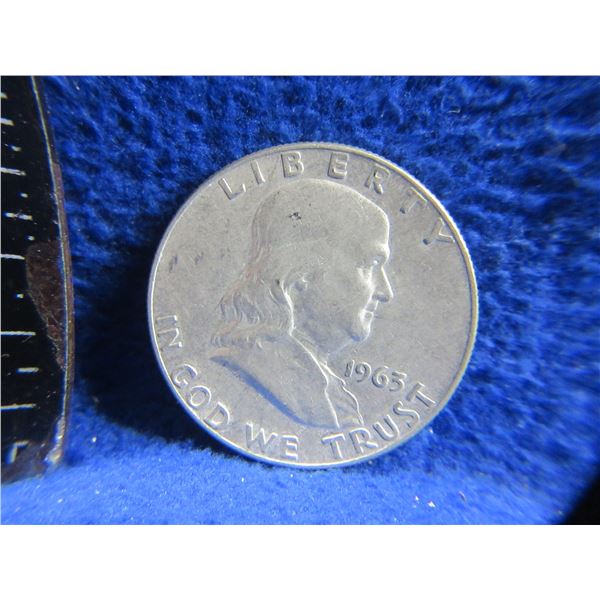 1963 USA "Franklin Half Dollar" - .900 Silver