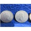 Image 12 : 12 Canadian 10 Cent Coins - .800 Silver - Ranging 1953 - 1962