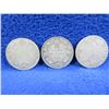 Image 1 : 3 Canadian 25 Cent Coins - "George V" .925 Silver - 1919 x 2, Date Illegible