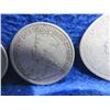 Image 7 : 3 Canadian 25 Cent Coins - "George V" .925 Silver - 1919 x 2, Date Illegible