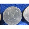 Image 13 : 6 - 1776-1976 USA One Dollar Coins "Eisenhauer Dollar" (Bicentennial)