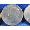 Image 4 : 6 - 1776-1976 USA One Dollar Coins "Eisenhauer Dollar" (Bicentennial)
