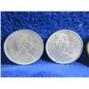 Image 5 : 4 Canadian 25 Cent Coins - .800 Silver - 1942, 1944, .500 Silver - 1968 x 2