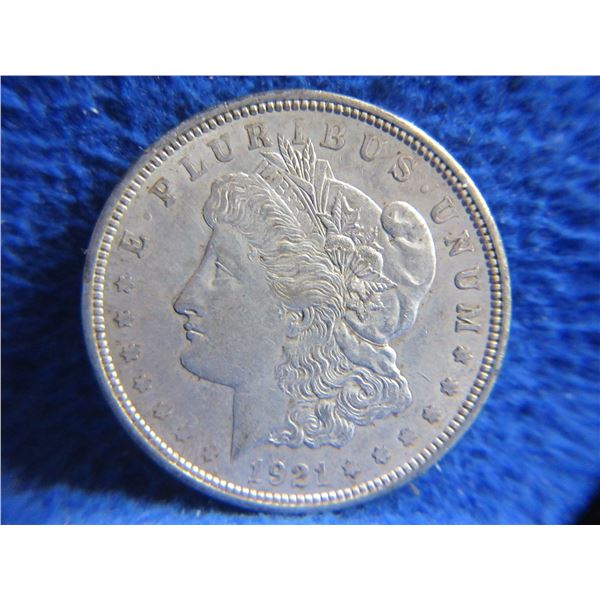 1921 USA One Dollar "Morgan Dollar" - .900 Silver