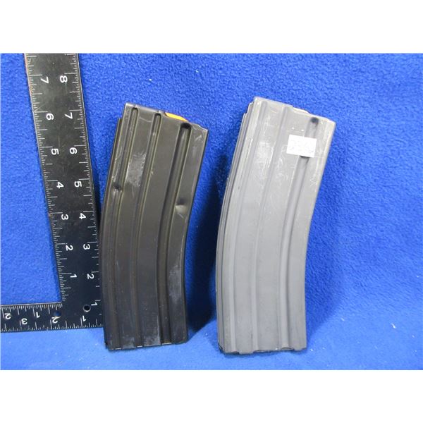 2 - .223/5.56 Nato AR-15 - 30 Round Magazines - Pinned to 5 - PAL Required