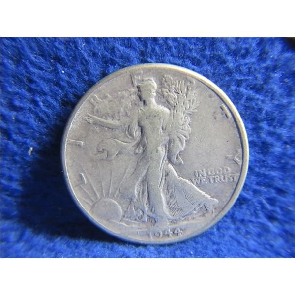 1944 USA "Walking Liberty Half Dollar" - .900 Silver