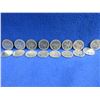 Image 1 : 12 Canadian 25 Cent Coins - 1973 x 11, 1979 x 1