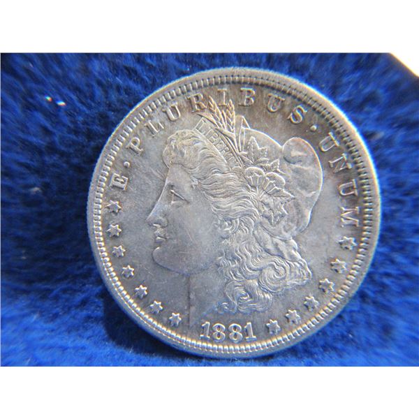 1881 USA One Dollar "Morgan Dollar" - .900 Silver