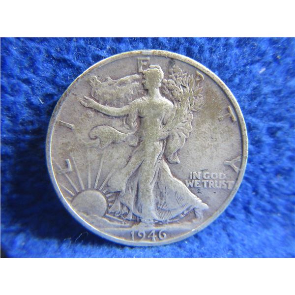 1946 USA "Walking Liberty Half Dollar" - .900 Silver