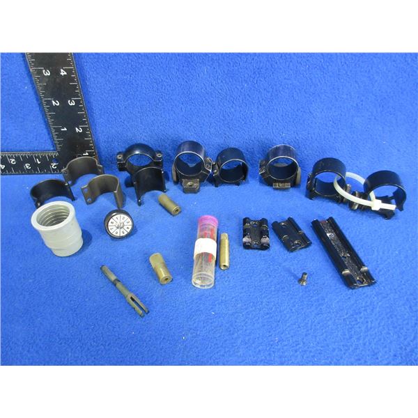 Lot of Misc. Gun Parts - Rings, Bases, Etc. - Gunsmith Delight
