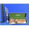 Image 2 : Westmark USA 701 Fixed Blade Hunting Knife w/ Leather Sheath