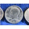 Image 3 : 4 - USA Half Dollar Coins "Kennedy Half Dollar" - 1971 x 2, 1976, 1989