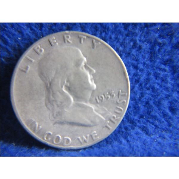 1953 USA "Franklin Half Dollar" - .900 Silver