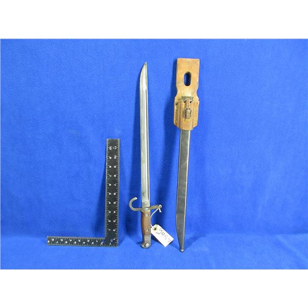 Japanese Arisaka Type 30 Bayonet with Scabbard and Frog