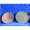 Image 10 : 11 Assorted Pennies - USA, UK, Swiss, Etc.