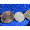 Image 6 : 11 Assorted Pennies - USA, UK, Swiss, Etc.