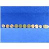 Image 8 : 11 Assorted Pennies - USA, UK, Swiss, Etc.