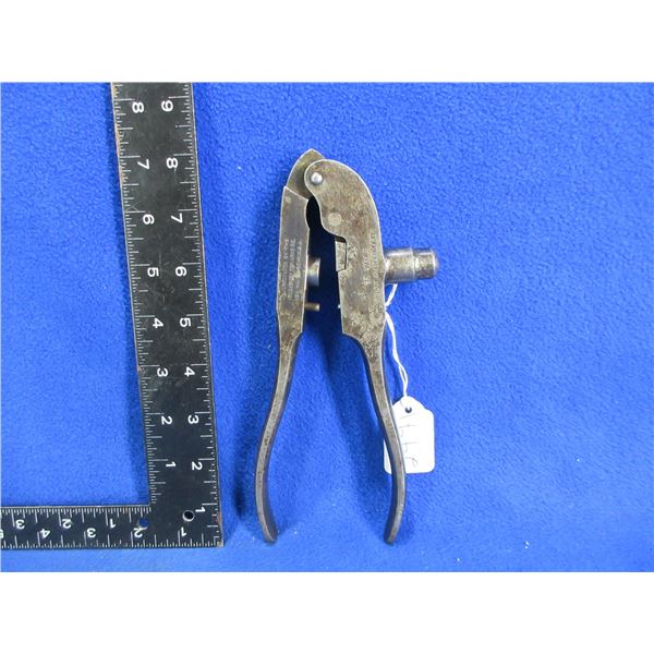 Vintage Rare 38 WCF Winchester Reloading Tool - Patent 1874