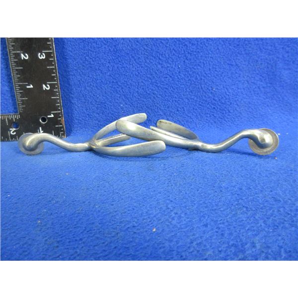 Military Swan Neck Spurs for Dress Boots - Made in England