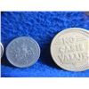 Image 4 : 5 UK Pence Coins - 1990 x 4, 1991 and a Token