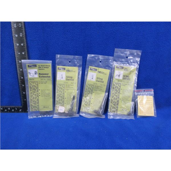 Lot of Misc. Uncle Mike's Sling Swivel Parts & Williams Hammer Extension