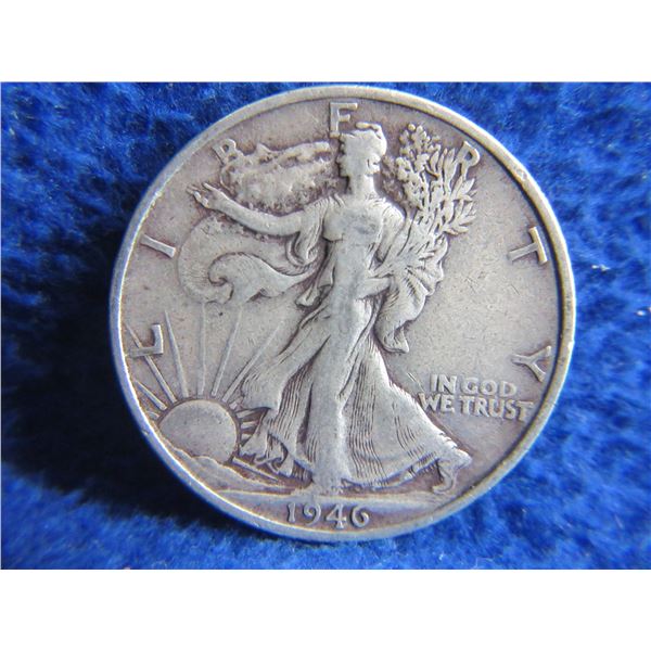 1946 USA "Walking Liberty Half Dollar" - .900 Silver