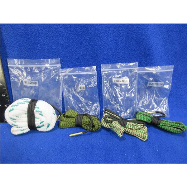 NEW - 4 Pull Thrus - 12 Ga., 22 Cal., 30 Cal., 38 Cal./9MM