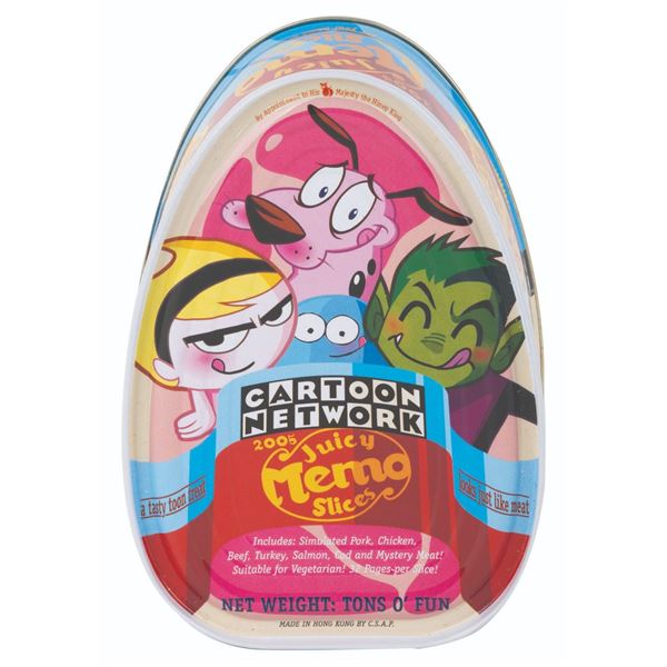 A Cartoon Network Can of Ham Memos.