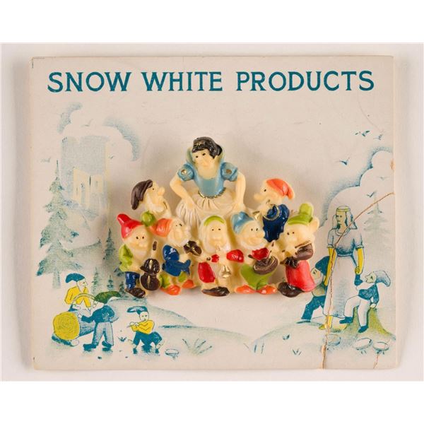 A "Snow White and the Seven Dwarfs" Celluloid Broach.