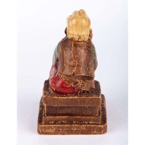 A "Pinocchio" Geppetto Wood-Composition Figurine.