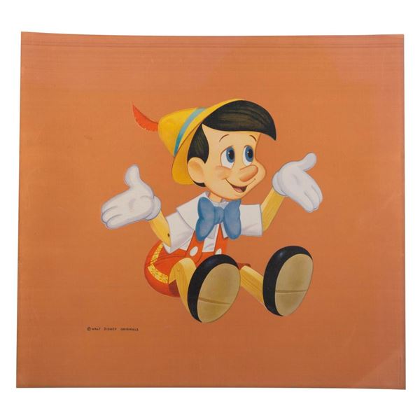 A 1970s Pinocchio Fabric Art Piece.