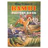 Image 1 : A Walt Disney's "Bambi" Linen-Like Picture Book.