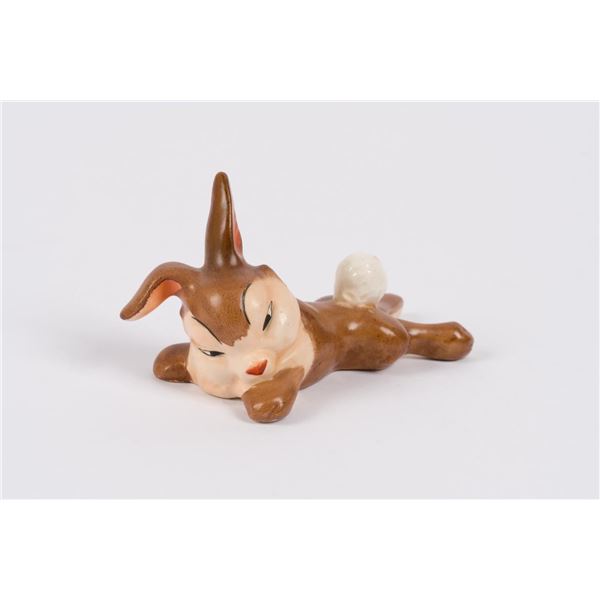 A 1950s Thumper Laying Down Figurine by Goebel.